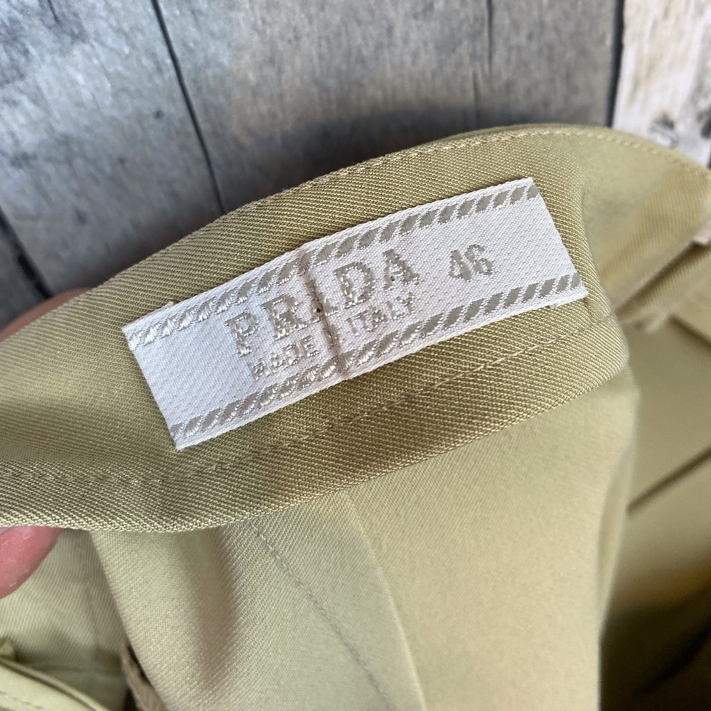 Prada Camel Pencil Skirt Size 46 - Picture 11 of 13